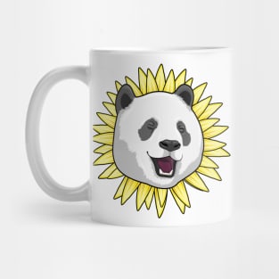 Panda with Sunflower Mug